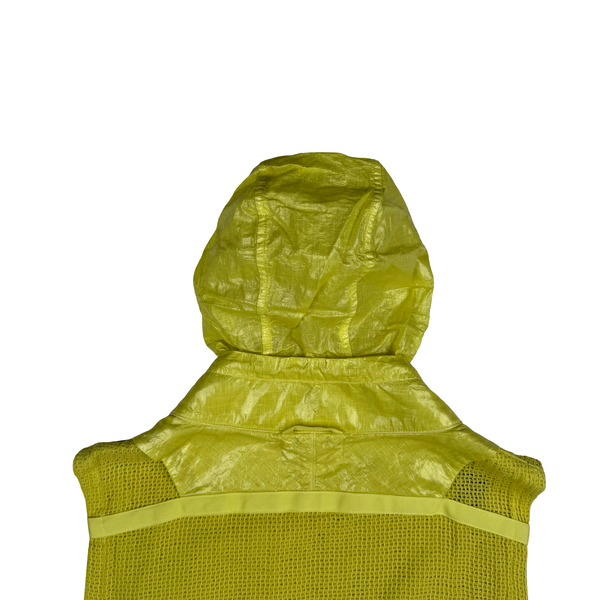 Stone Island 2022 Yellow Shadow Project Glass Linen Utility Vest - Medium - Large