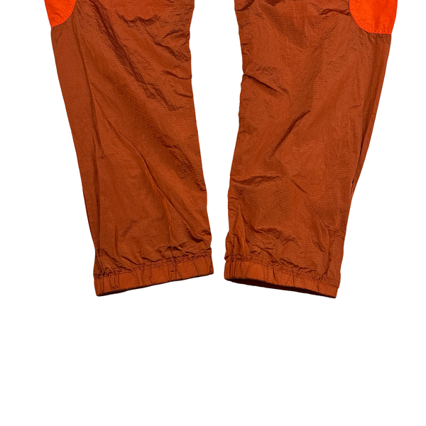 Stone Island 2020 Burnt Orange Nylon Metal Trousers - 34"