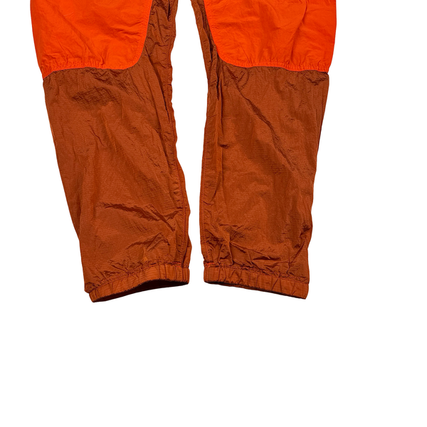 Stone Island 2020 Burnt Orange Nylon Metal Trousers - 34"