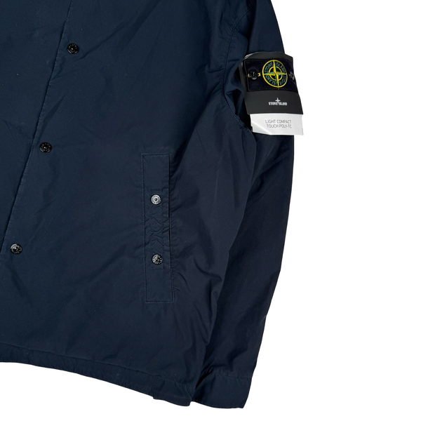 Stone Island Navy 2026 Light Compact Touch Poly-TC Jacket - Large