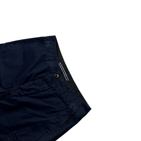 Stone Island 2017 Navy Cargo Shorts - 30"