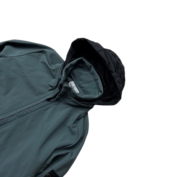 Stone Island 2016 Slate Blue Light Soft Shell R Jacket - Medium