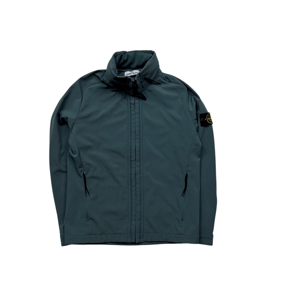 Stone Island 2016 Slate Blue Light Soft Shell R Jacket - Medium