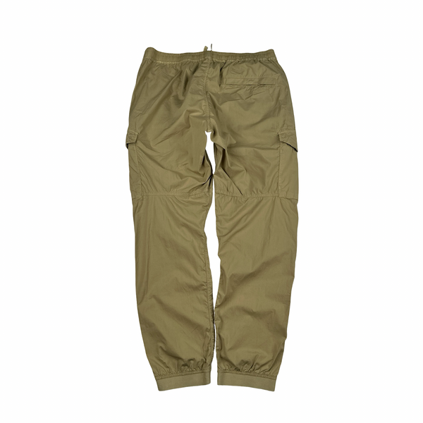 Stone Island 2020 RE T Light Brown Cargo Trousers - 36"