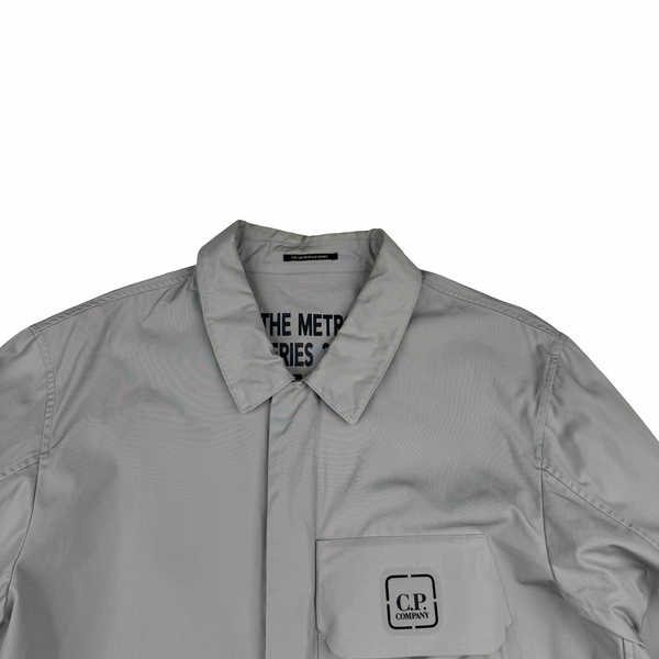 CP Company Silver Metropolis Series 3-2 HyST Overshirt Jacket - Large