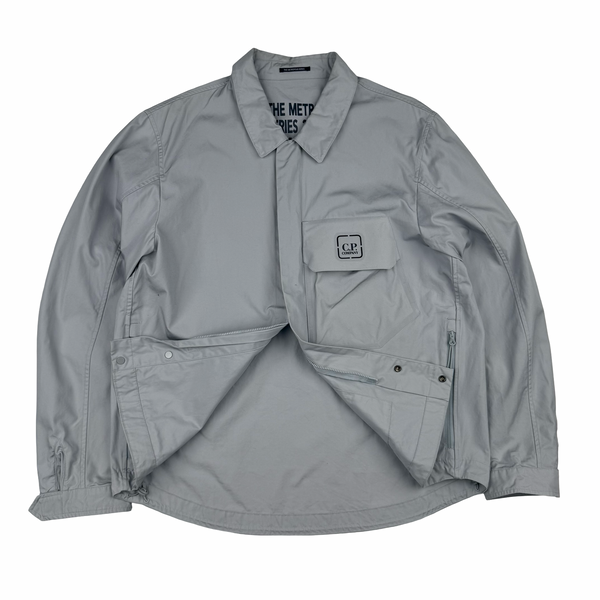 CP Company Silver Metropolis Series 3-2 HyST Overshirt Jacket - Large