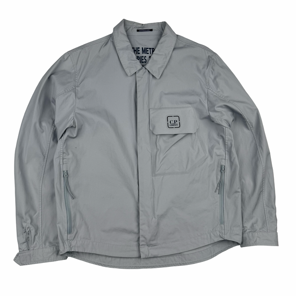 CP Company Silver Metropolis Series 3-2 HyST Overshirt Jacket - Large