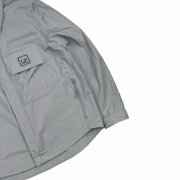 CP Company Silver Metropolis Series 3-2 HyST Overshirt Jacket - Large