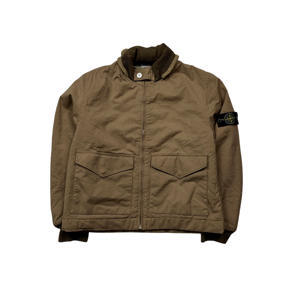 Stone Island AW2000 Vintage Military Quilted Jacket - Small