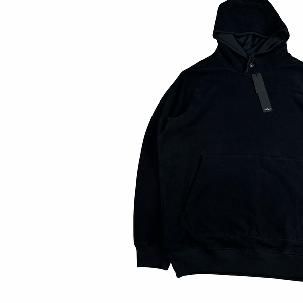 Stone Island 2023 Black Pullover Hoodie - 3XL