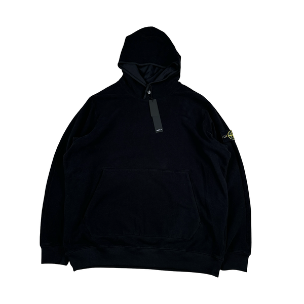 Stone Island 2023 Black Pullover Hoodie - 3XL