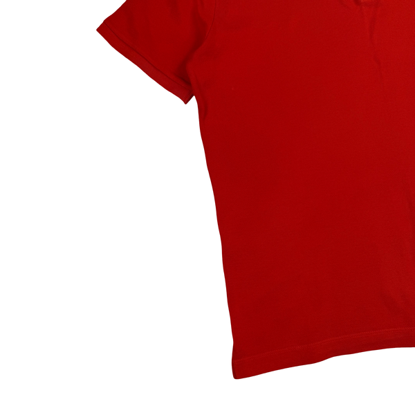 Paul Shark Red Short Sleeve Polo - Medium