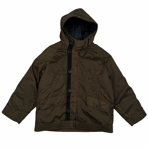 Cp Company Kids Khaki 2002 Vintage Removable Lined Jacket - 10 Yrs (140cm)