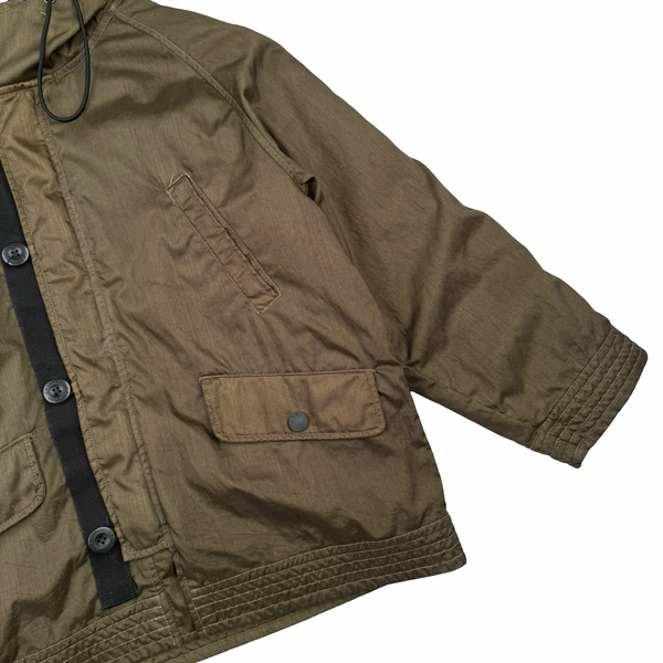 Cp Company Kids Khaki 2002 Vintage Removable Lined Jacket - 10 Yrs (140cm)
