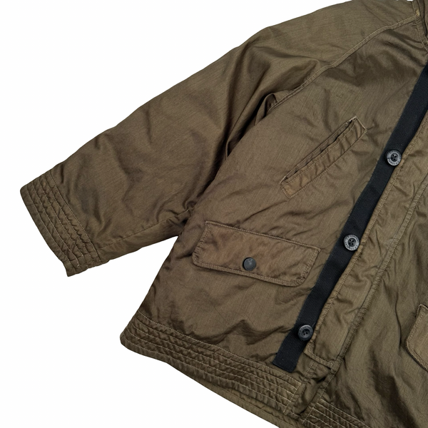 Cp Company Kids Khaki 2002 Vintage Removable Lined Jacket - 10 Yrs (140cm)