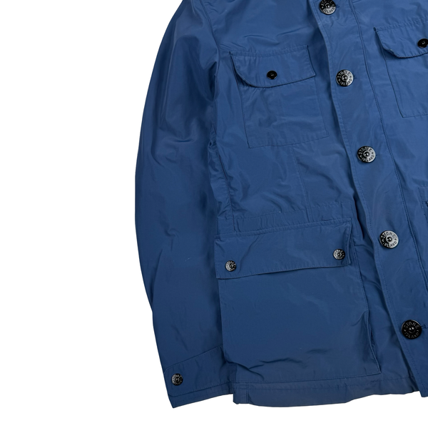 Stone Island 2013 Blue Micro Reps Field Jacket - Medium
