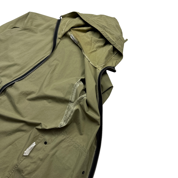 Stone Island 2004 Cotton Hooded Parka Jacket - Large