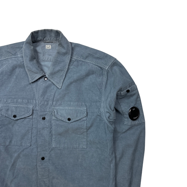 CP Company Light Blue Corduroy Shirt - Small