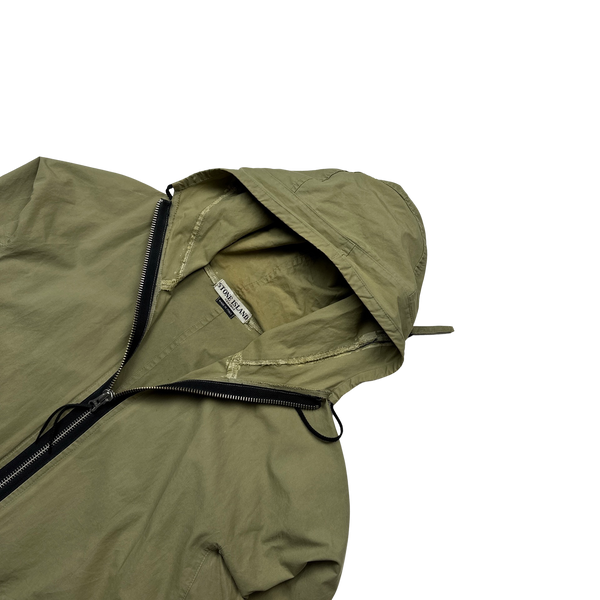Stone Island 2004 Cotton Hooded Parka Jacket - Large