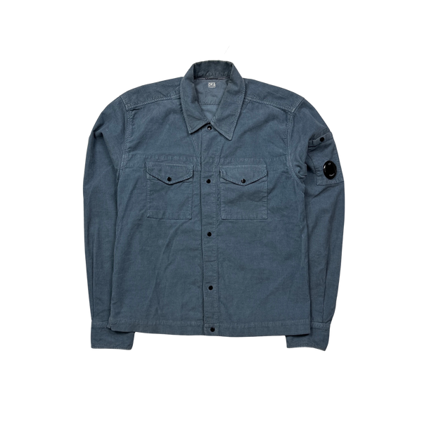 CP Company Light Blue Corduroy Shirt - Small
