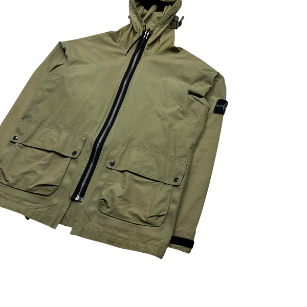 Stone Island 2004 Cotton Hooded Parka Jacket - Large