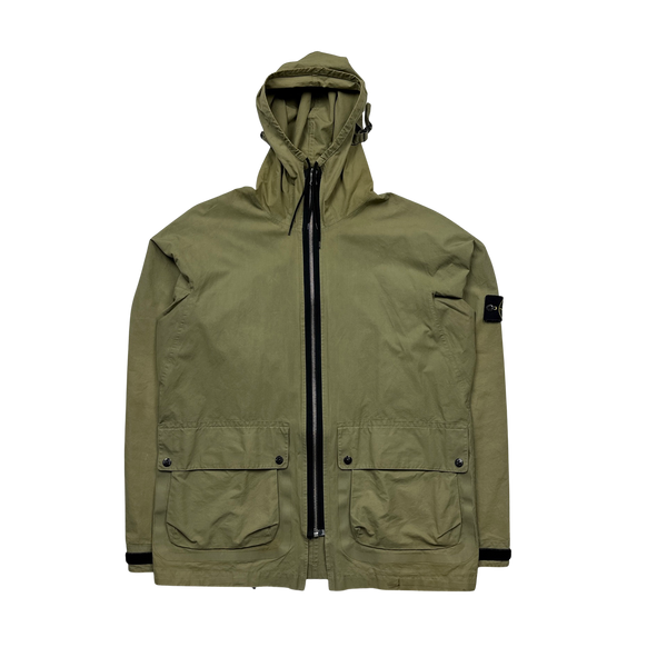 Stone Island 2004 Cotton Hooded Parka Jacket - Large