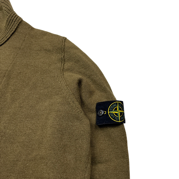 Stone Island 2009 Brown Wool Pullover Knit - XL