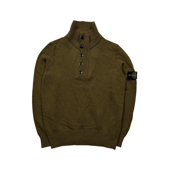 Stone Island 2009 Brown Wool Pullover Knit - XL