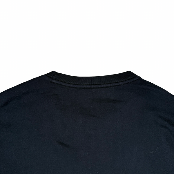 Paul and Shark Navy Graphic Cotton Crew Neck Jumper - Medium