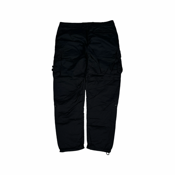 Stone Island 2019 RE-T Black Cotton Cargos Trousers - 36"