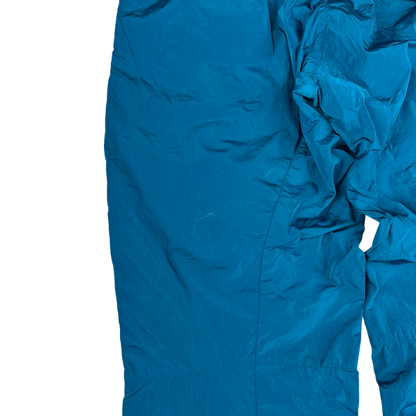 CP Company Turquoise Nylon Metal Lens Cargo Trousers - Large