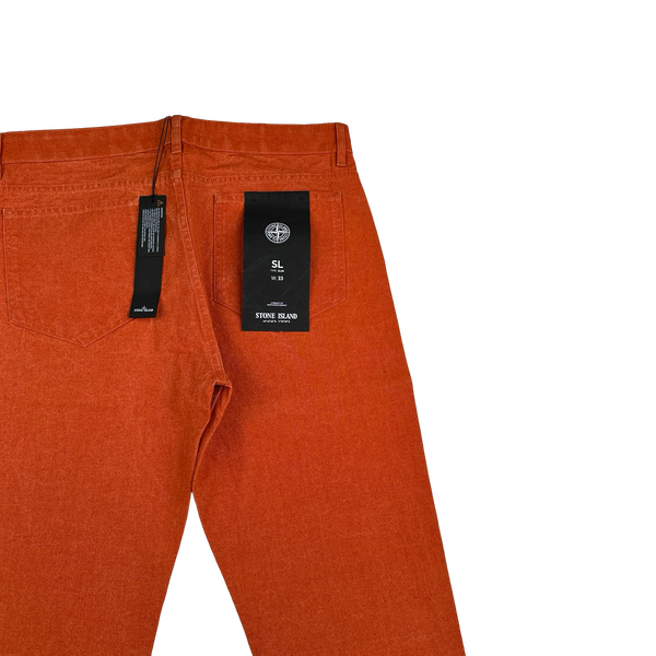 Stone Island 2019 Tela Placcata Trousers - 33"