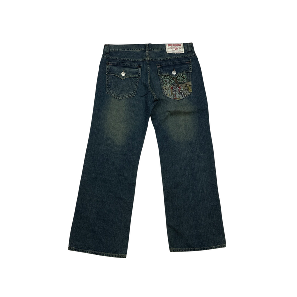 True Religion Rare Deadstock Joey Baggy Fit Jeans - 40"