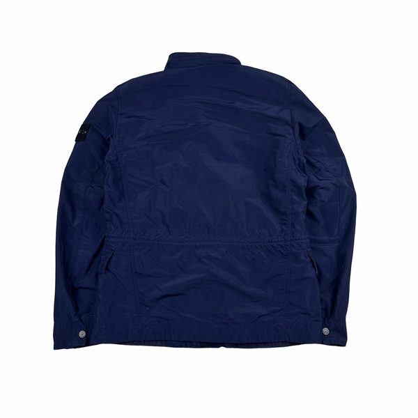 Stone Island 2016 Navy Blue Micro Reps Multi Pocket Field Jacket - Small