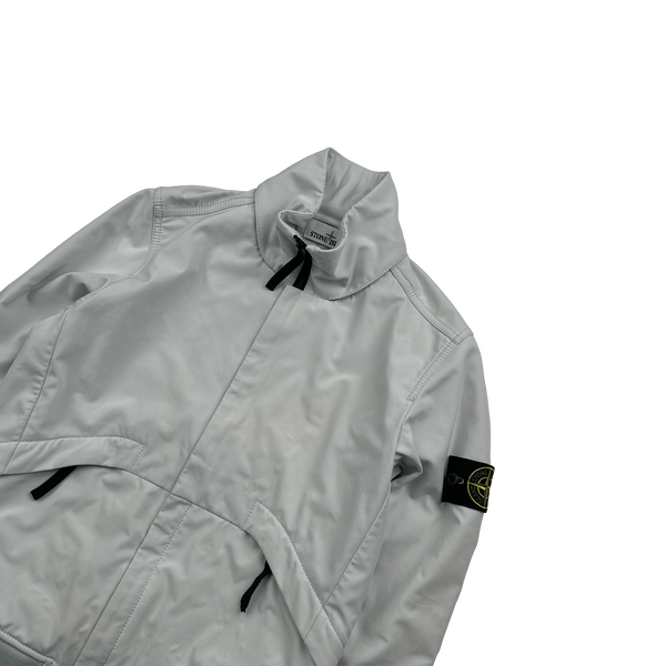 Stone Island 2019 Ice Blue Light Soft Shell R Jacket - Small