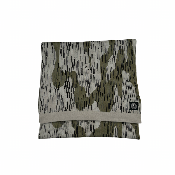 Stone Island 2021 Rain Camo Cotton Scarf
