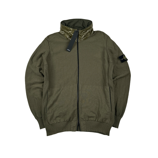 Stone Island 2021 Green Knit Lightweight Jumper - XL