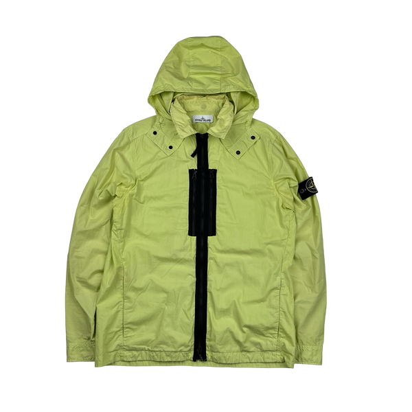 Stone Island 2017 Green Paracadute Hooded Overshirt - Large
