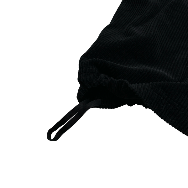 Stone Island 2023 Black Thick Jumbo Corduroy Pullover Smock - XL