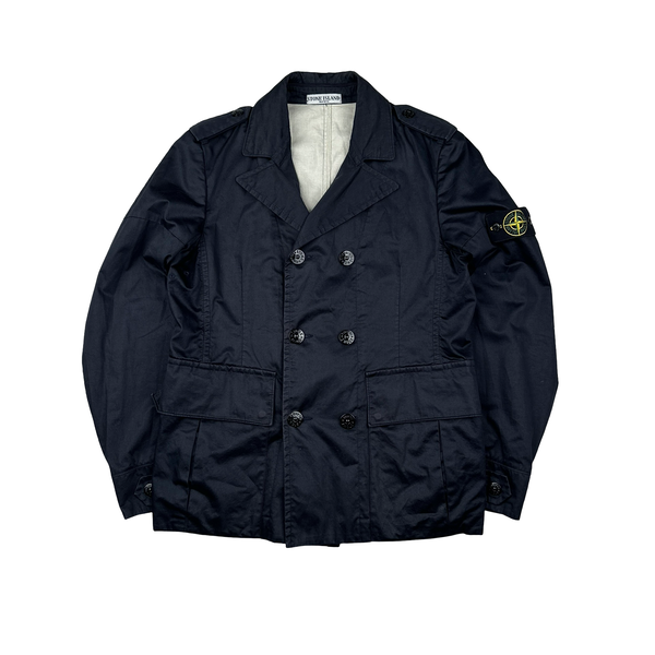 Stone Island 2009 Double Breasted Navy Jacket - Large