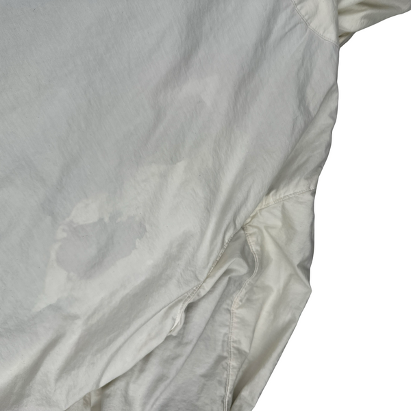 Stone Island 2001 Fibre Optic White Cotton Jacket - XXL