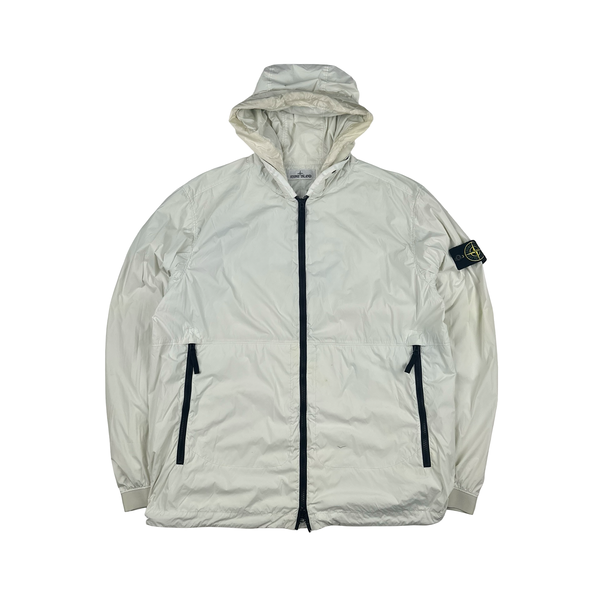 Stone Island White Nylon Skin Touch TC Jacket - XL