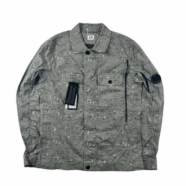 CP Company 50 Fili Digital Grey Camo Overshirt - Small