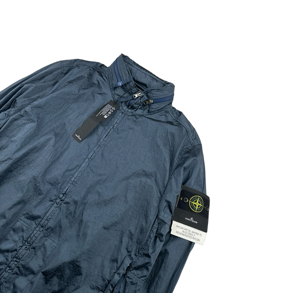 Stone Island 2023 Econyl Blue Regenerated Nylon Metal Jacket - XL