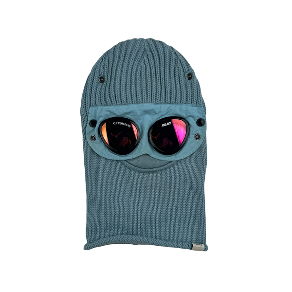 CP Company x Palace Baby Blue Goggle Knit Balaclava