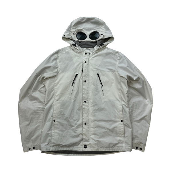 CP Company White Micro M Jacket - Medium