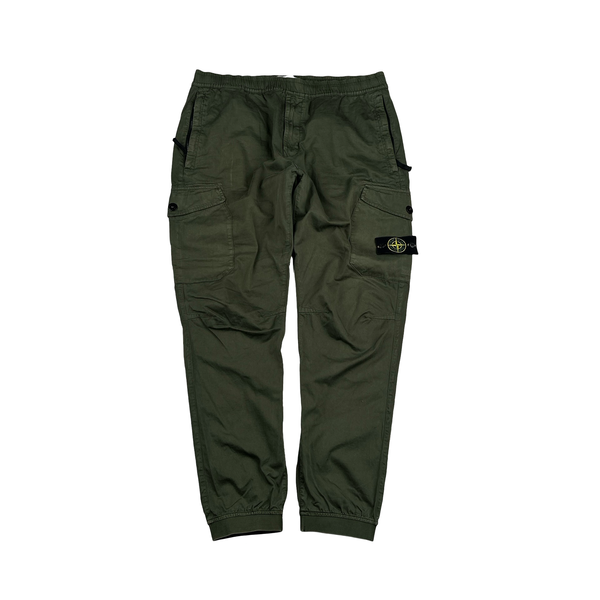Stone Island Dark Green RE-T Cargo Trousers - XXL