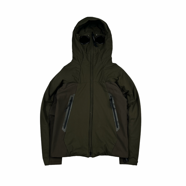 CP Company Khaki Explorer Pro Tek Padded Jacket - Small