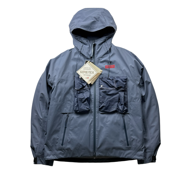CP Company Lilac Goretex Infinium Waterproof Down Liner Jacket - Large