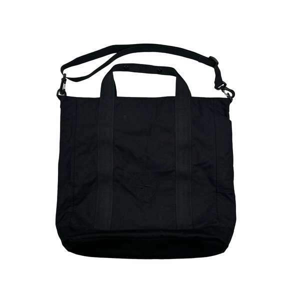 Stone Island 2022 Nylon Black Tote Backpack